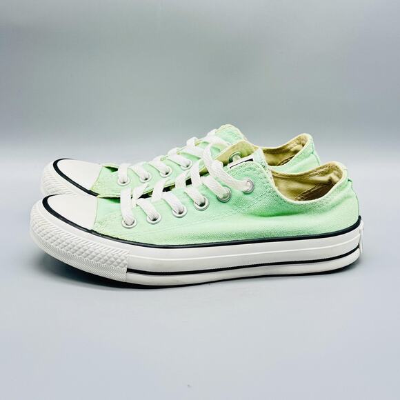 Converse Shoes Womens 7 Mint Green Canvas Low Top Chuck Taylor All Star Sneaker - Picture 5 of 12